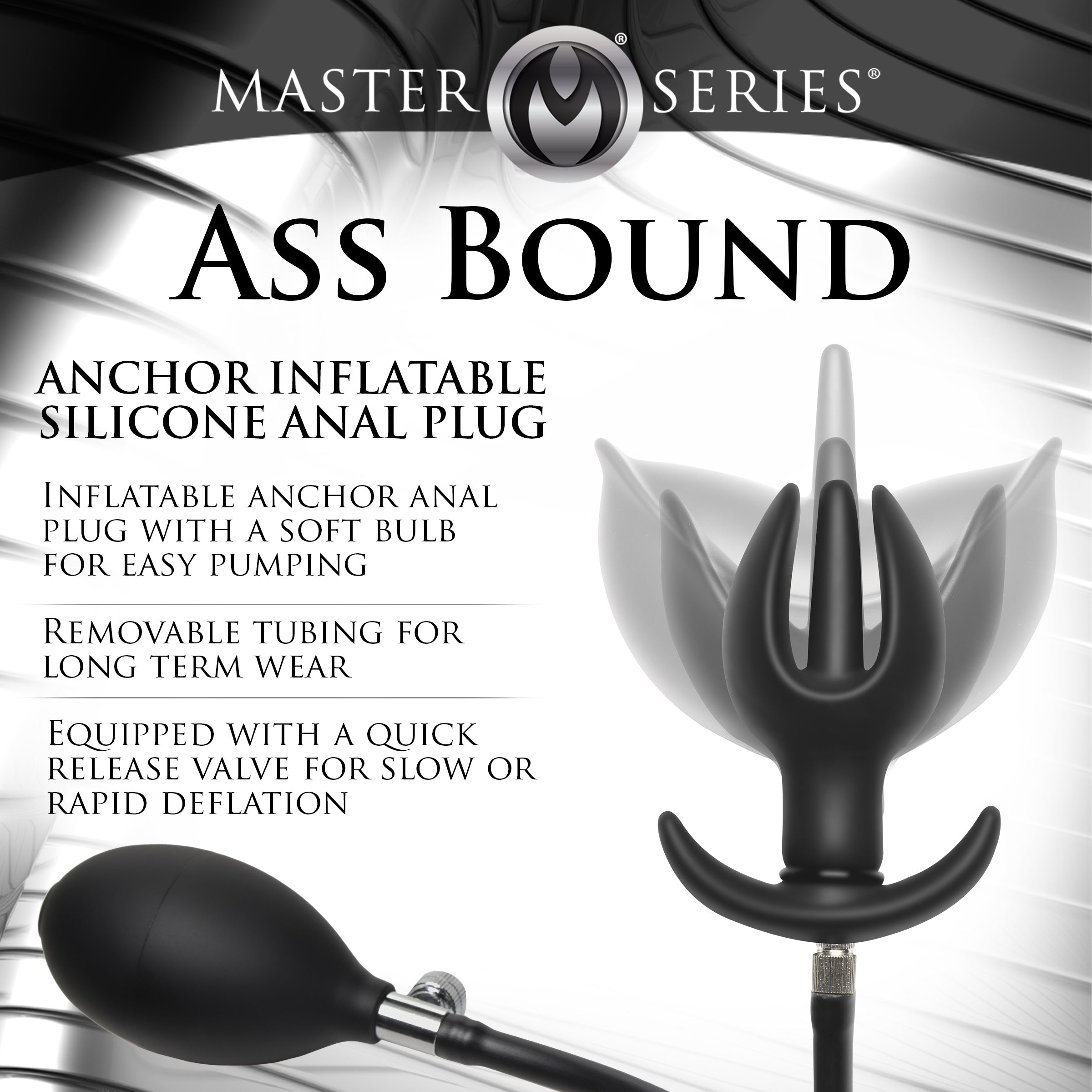 Ass Bound Anchor Inflatable Silicone Anal Plug – Healthy & Active