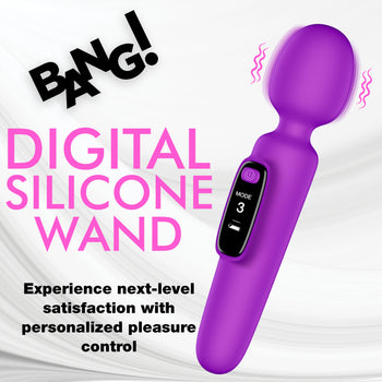 Digital Silicone Wand with Display