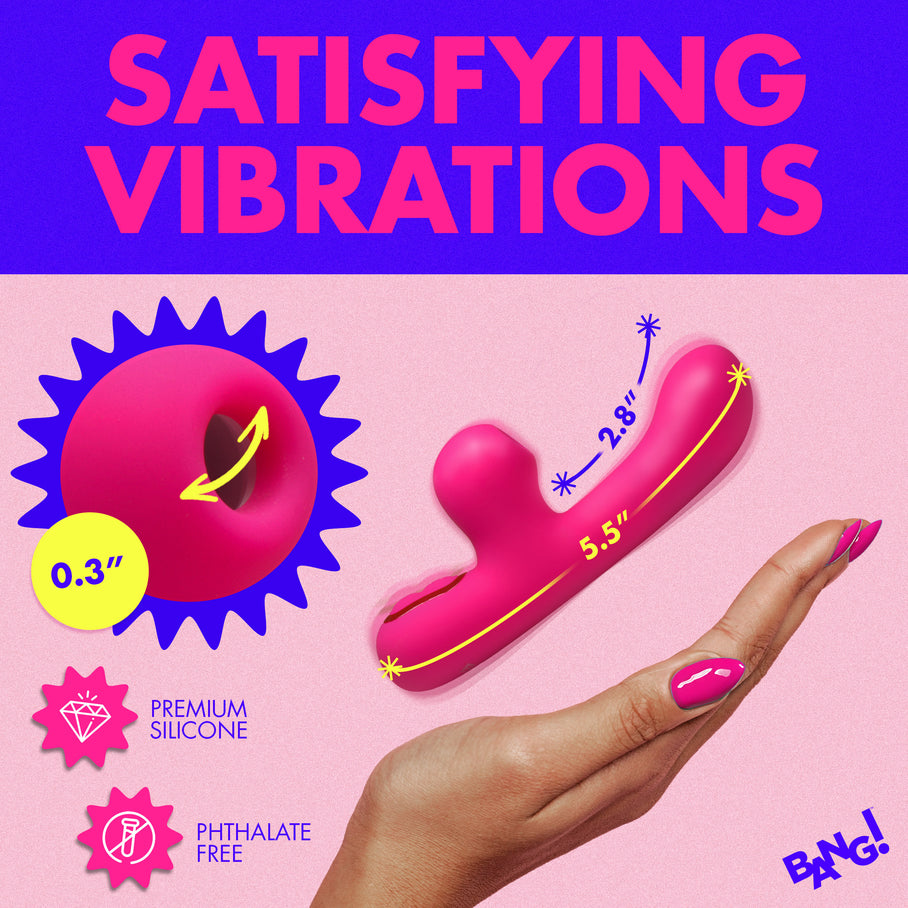 Mini Suction Silicone G-Spot Rabbit Vibrator