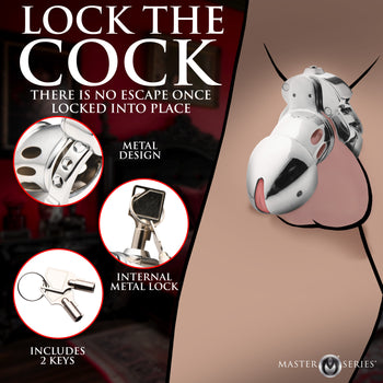 Cock Cuff Snap-On Chastity Cage