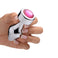 Hot Pink Gem Weighted Anal Plug