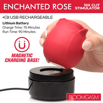 Bloomgasm 10x Enchanted Rose Clitoral Stimulator