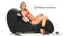 Black Kinky Couch Sex Chaise with Love Pillows