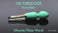 10X Turquoise Dual Ended Silicone and Glass Wand