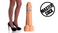 Black Moby 2 Foot Tall Super Dildo