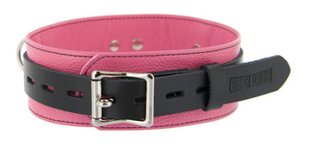 Black and Pink Locking Collar