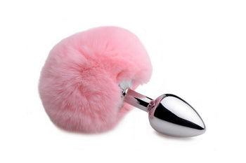 Fluffy Bunny Tail Anal Plug Image 3