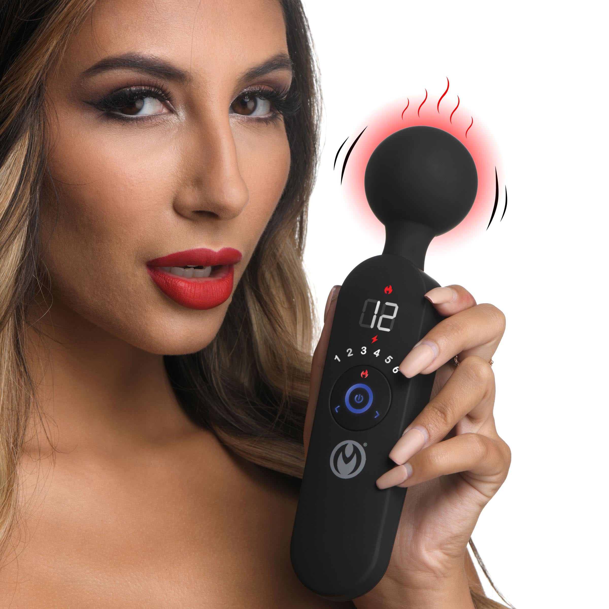 WAND ESSENTIALS Diamond Head 24x Rechargeable Silicone Wand Massager