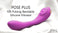 Pose Plus 10X Pulsing Bendable Silicone Vibrator